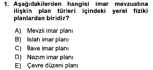 CBS120U CBS Standartları ve Temel Mevzuat çıkmış sınav sorusu 1