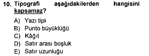 ILT211U İletişim Ortamları Tasarımı çıkmış sınav sorusu 2