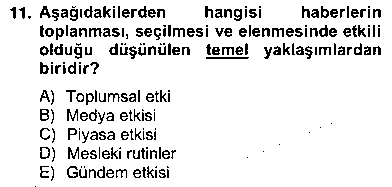 MEI102U Haber Toplama Teknikleri çıkmış sınav sorusu 3