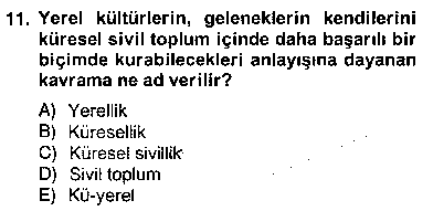 ILT402U Küreselleşme ve Kültürlerarası İletişim çıkmış sınav sorusu 3