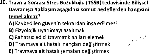 ADY2001 Acil Durum ve Afet Psikolojisi çıkmış sınav sorusu 2
