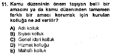 HUK217U Özel Güvenlik Hukuku 1 çıkmış sınav sorusu 3