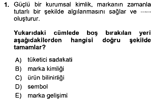 GIT303U Kurumsal Kimlik Tasarımı çıkmış sınav sorusu 1