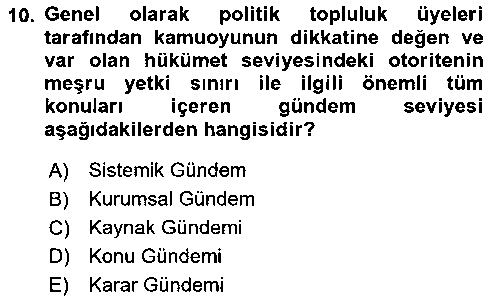 SAG216U Sağlık Politikaları çıkmış sınav sorusu 2