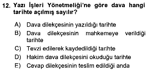 ADL206U Temel Kalem Mevzuatı Bilgisi çıkmış sınav sorusu 3
