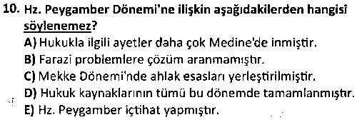 TAR4005 Türk Hukuk Tarihi çıkmış sınav sorusu 2