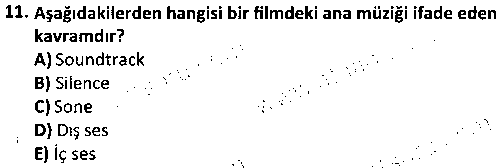 RDT2001 Dijital Ses ve Görüntü Düzenleme Teknikleri çıkmış sınav sorusu 3