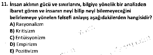 SOH1002 Felsefe çıkmış sınav sorusu 3