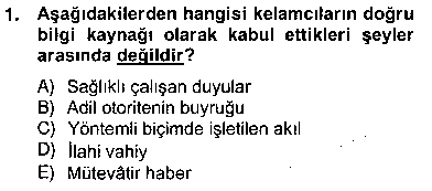 FEL206U Ortaçağ Felsefesi 2 çıkmış sınav sorusu 1