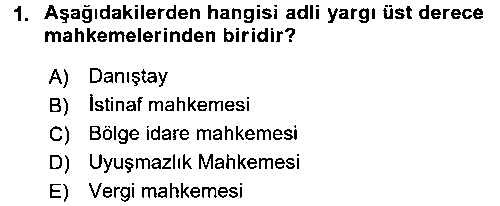 ADL108U Kalem Mevzuatı çıkmış sınav sorusu 1