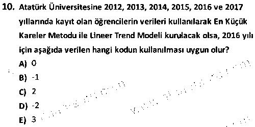İŞL2004 İstatistik Analiz çıkmış sınav sorusu 2