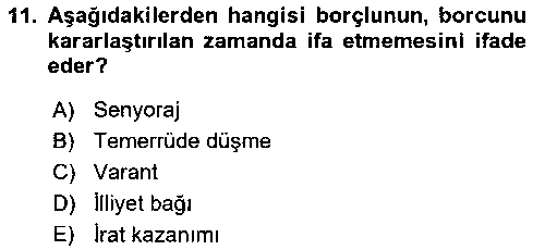 HUK223U Uluslararası Ticaret Hukuku çıkmış sınav sorusu 3