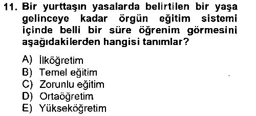 TAR314U Türk Eğitim Tarihi çıkmış sınav sorusu 3