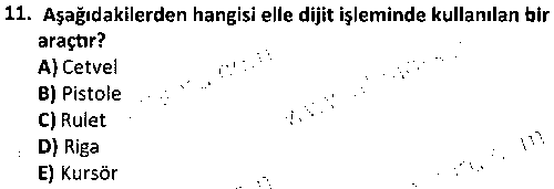 TMT1004 Giysi Konstrüksiyonu çıkmış sınav sorusu 3