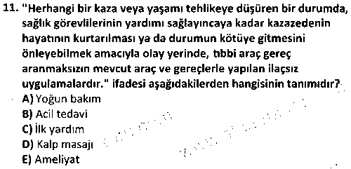 ADY2003 Doğada Yaşam ve Hayatta Kalma çıkmış sınav sorusu 3