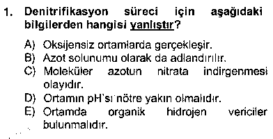 TRM210U Su Ürünleri çıkmış sınav sorusu 1