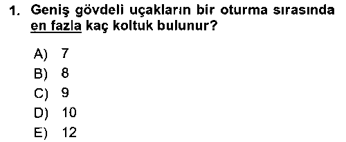 HIS102U Havacılığa Giriş çıkmış sınav sorusu 1