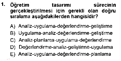 OMB201U Öğretim İlke Ve Yöntemleri çıkmış sınav sorusu 1