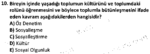 ÇGL2006 Gelişimsel Ölçme ve Değerlendirme çıkmış sınav sorusu 2