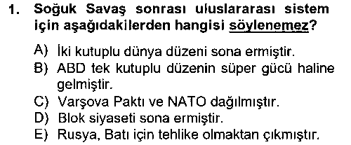 ULI404U Türk Dış Politikası 2 çıkmış sınav sorusu 1