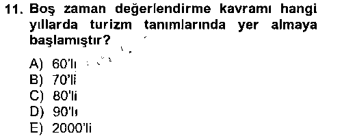 TSH202U Rekreasyon Yönetimi çıkmış sınav sorusu 1