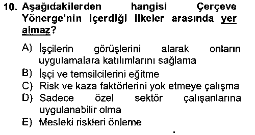 CEK402U Çalışma Yaşamının Denetimi çıkmış sınav sorusu 1
