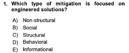 KYT307U Disaster And Crisis Management çıkmış sınav sorusu 1
