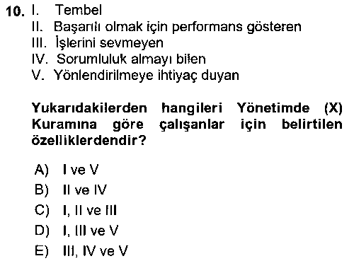 ISG207U İş Yaşaminda Risk Etmenleri Ve Yönetimsel Faktörler çıkmış sınav sorusu 2