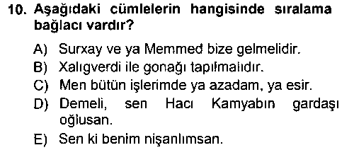 TDE303U Çağdaş Türk Yazı Dilleri 1 çıkmış sınav sorusu 1