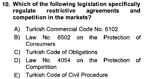 HUK128U Business Law çıkmış sınav sorusu 2