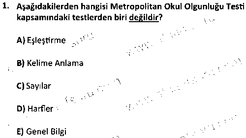 ÇGL3003 Çocuk, Hastalık ve Hastane çıkmış sınav sorusu 1