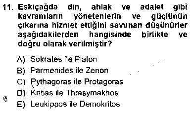 FEL303U Siyaset Felsefesi 1 çıkmış sınav sorusu 3