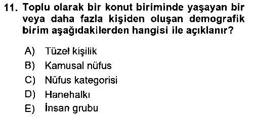 SOS115U Nüfus Ve Toplum çıkmış sınav sorusu 3