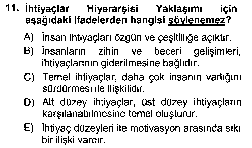 SOS323U Çalışma Sosyolojisi çıkmış sınav sorusu 3
