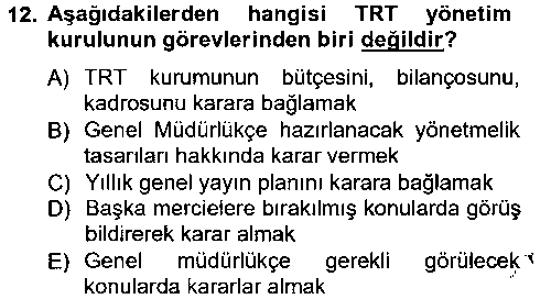 HUK213U Medya Hukuku çıkmış sınav sorusu 3