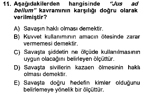 ULI301U Strateji ve Güvenlik çıkmış sınav sorusu 3