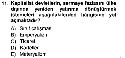 ULI405U Uluslararası İlişkiler Kuramları 1 çıkmış sınav sorusu 2