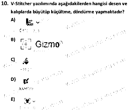 TMT3005 Bilgisayar Destekli Kalıp Hazırlama 1 çıkmış sınav sorusu 2