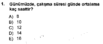 TRZ201U Genel Turizm Bilgisi çıkmış sınav sorusu 1
