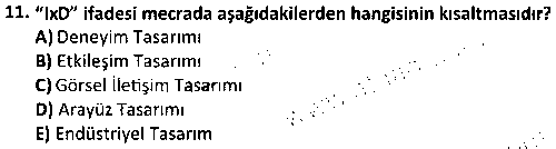 GRF3007 Tasarım Okumaları çıkmış sınav sorusu 3