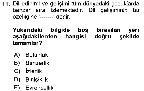 EBR108U İletişim ve Alternatif İletişim Sistemleri çıkmış sınav sorusu 2