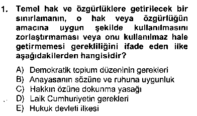 HUK218U Özel Güvenlik Hukuku 2 çıkmış sınav sorusu 1