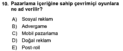 HIT310U Medyada Yapım çıkmış sınav sorusu 2