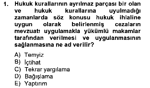 SHZ206U Sosyal Hizmet Mevzuatı çıkmış sınav sorusu 1