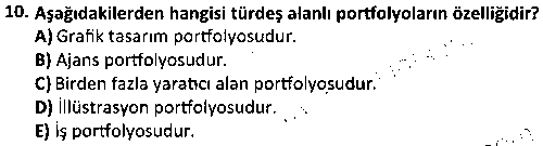 GRF3002 Reklamda Yaratıcılık çıkmış sınav sorusu 2