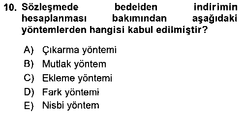 HUK223U Uluslararası Ticaret Hukuku çıkmış sınav sorusu 2