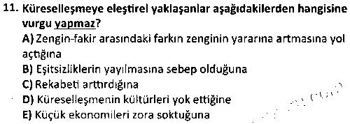 SOH1003 Kamu Yönetimi çıkmış sınav sorusu 3