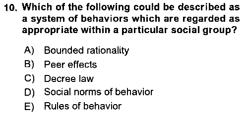 IKT321U Behavioral Economics çıkmış sınav sorusu 2