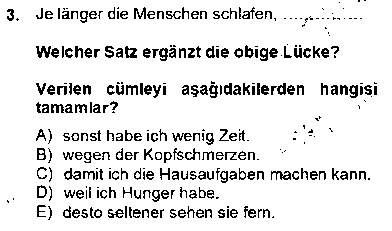 ALM402U Almanca 4 çıkmış sınav sorusu 3