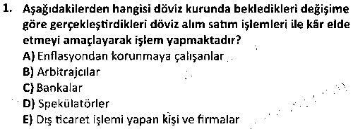 DT2007 Dış Ticaret Finansmanı çıkmış sınav sorusu 1